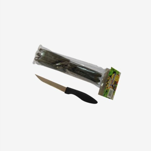 Knives Kitchen Steak Pck 6 Serrated