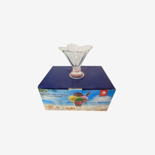 Glass Dessert/Ice Cream Bowls 6 Piece