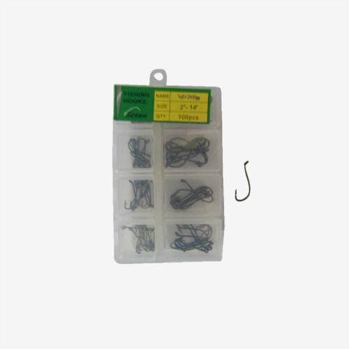 Fish Hooks 100 Piece Assorted