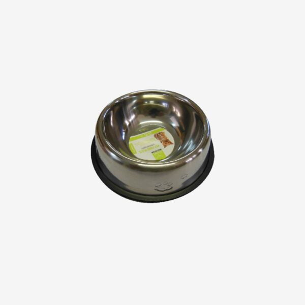 8877-1 Pet Feeding Bowl S/ST Paw 18cm