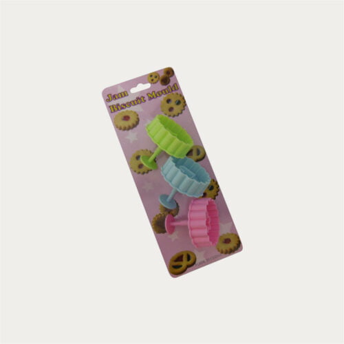 Cookie Cutter 3 Pce_9988 Jam Biscuit Mold 3 Piece