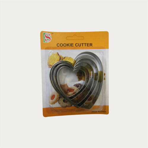 Cookie Cutter MTL heart 5 Pce_1848 Cookie Cutter MTL heart 5 Piece