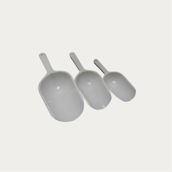 Scoop Set Pl-White3-Pce_349-2 Scoop Set Plastic-White 3-Piece