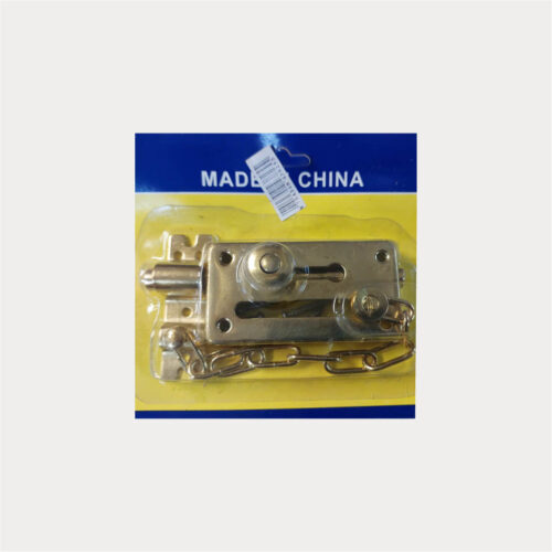 144-2-CHAIN DOOR GUARD BRASS CHAIN DOOR GUARD Bolt BRASS
