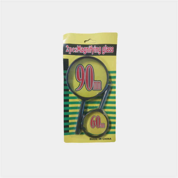 342-2-MAGNIFYING GLASS-2PCE-60MM &90MM Magnifying Glass