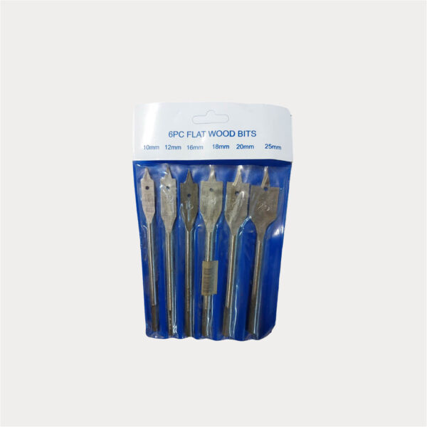 371-DRILL BIT FLAT 10-25MM-6PCE Drill Bit flat wooden