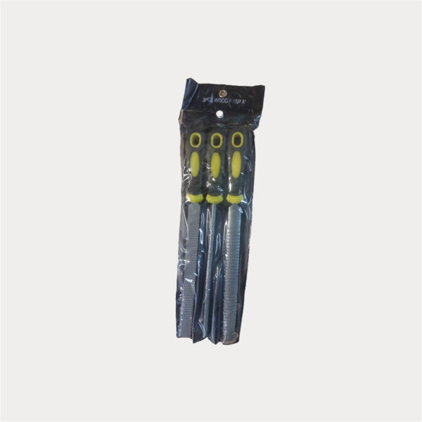 3 Piece Wood Rasp Set 8"