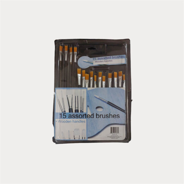 Artist Brushes 15 Piece Assorted