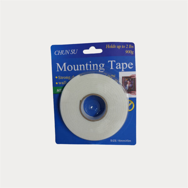 6096-TAPE ADHESIVE MOUNTING-18MMX5MTR Tape Adhesive Mounting 18mm x 5m