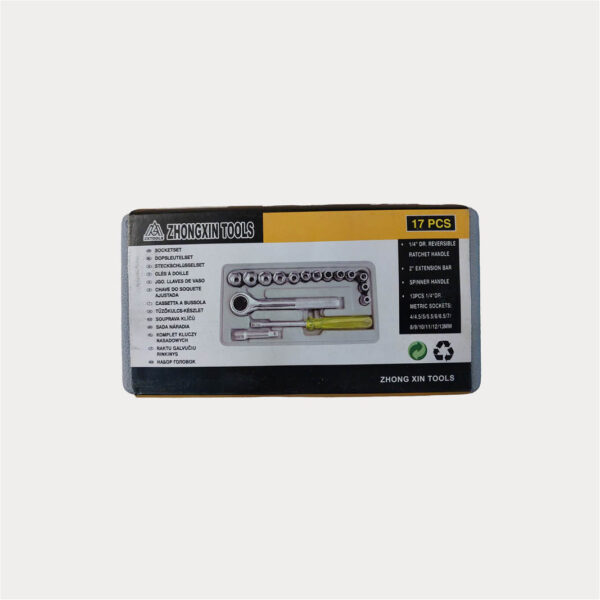 Socket Set 1,4'' Drive 17 Piece