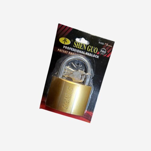 Padlock Gold 75mm
