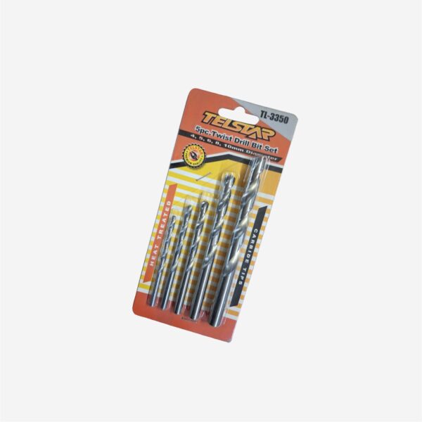 2971-CARBIDE TIPS-5PCE DRILL BIT SET Carbide Tips 5 Piece Drill Bit Set