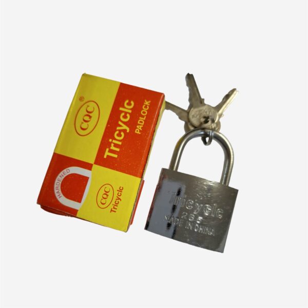 7885-5-PADLOCK IRON SILVER-50MM Padlock Iron Silver 50mm