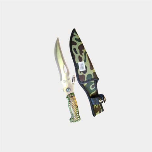 3422-HUNTING KNIFE +SHEATH-16CM BLADE+MINI TORCH AND COMPASS Hunting Knife