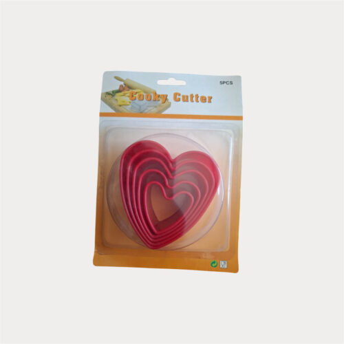 3984-1-COOKIE CUTTERS-HEART-5PCE Cookie Cutter