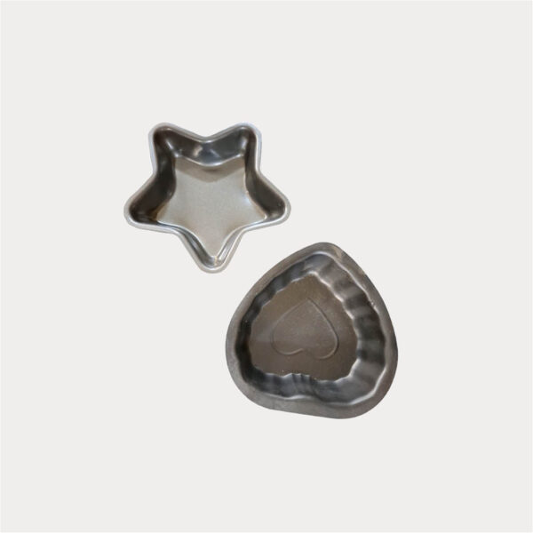 40-2-SMALL HEART& STAR-12CM Heart and Star Mould
