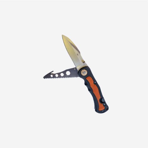 POCKET KNIFE 9CM BLADE 2 IN 1 LOCK KNIFE