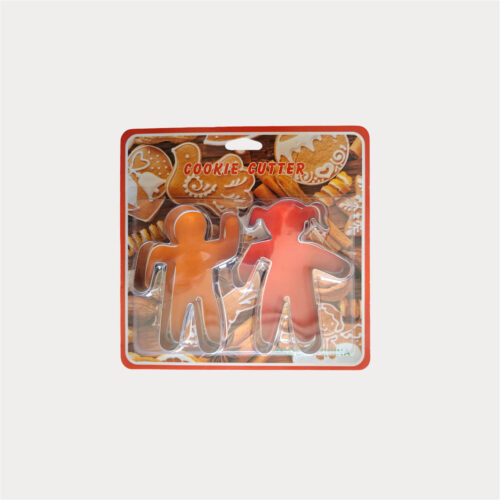 6031-COOKIE CUTTERS-2PCE GINGER BREAD Cookie Cutter