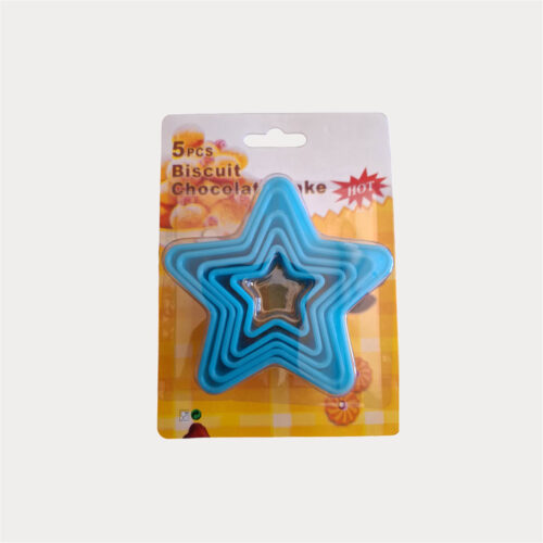 9920-7-COOKIE CUTTERS-STAR-5PCE Cookie Cutter